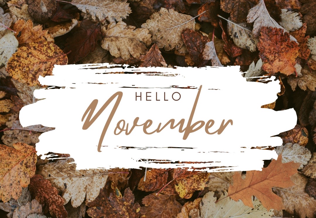 Brown Natural Happy November Instagram Post - 1